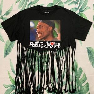 Ripple Junction "Poetic Justice" Fringe Crop Top T